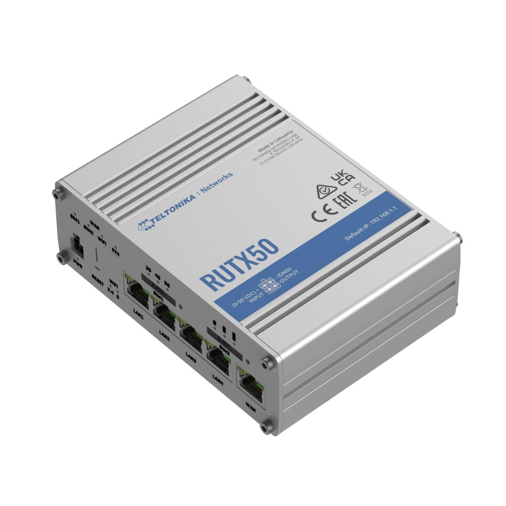 Wireless Router|TELTONIKA|RUTX50000000|RUTX50