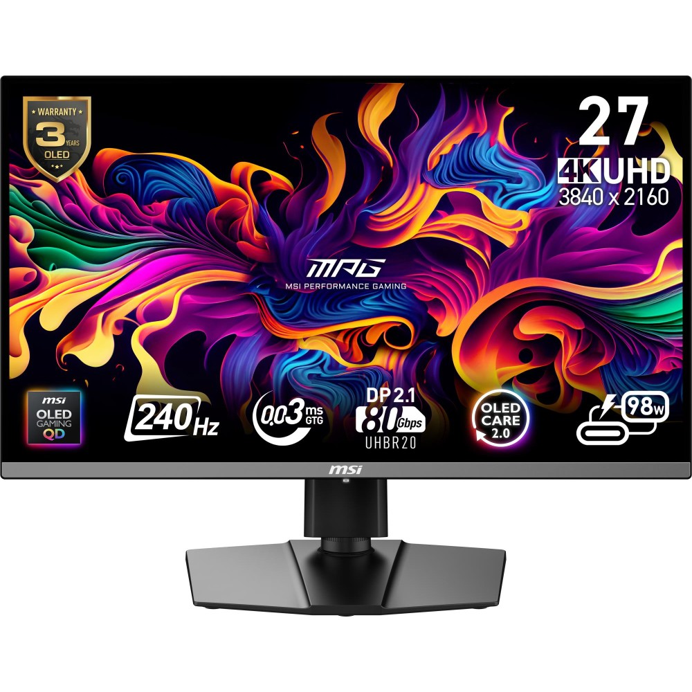 Monitor|MSI|MPG 272URX QD-OLED|27