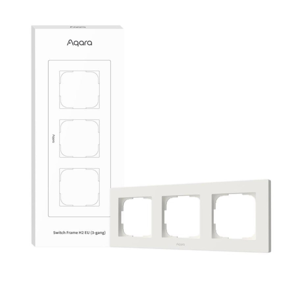 SMART SWITCH FRAME H2 (3-GANG)/WHITE FE-X02D-W AQARA