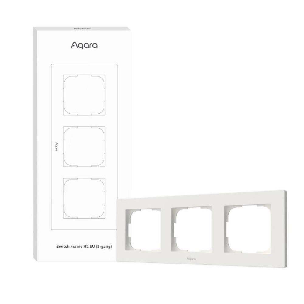 SMART SWITCH FRAME H2 (3-GANG)/WHITE FE-X02D-W AQARA