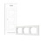 SMART SWITCH FRAME H2 (3-GANG)/WHITE FE-X02D-W AQARA