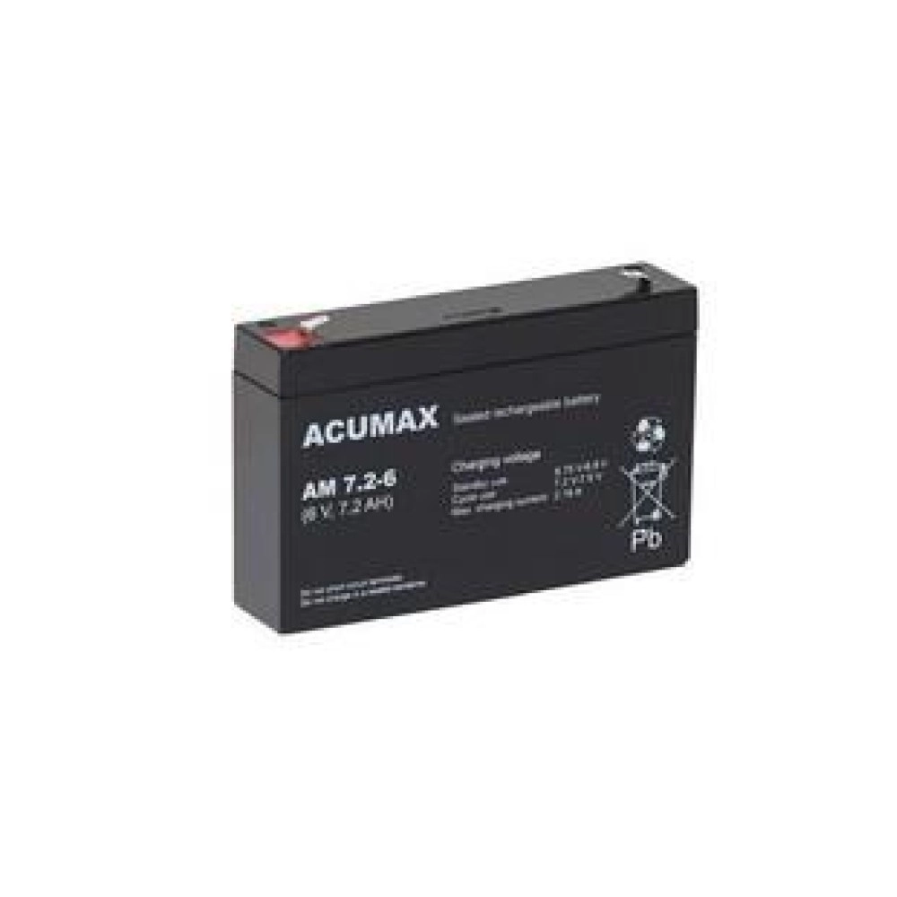 BATTERY 6V 7.2AH/AM7.2-6 ACUMAX EMU