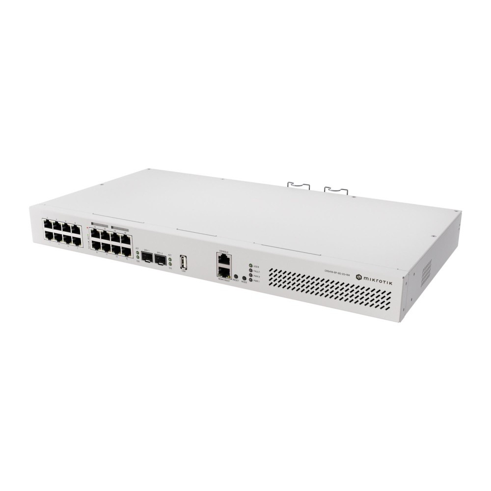 Switch|MIKROTIK|CRS418-8P-8G-2S+RM|Type L3|PoE ports 8|150 Watts|CRS418-8P-8G-2S+RM