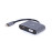 I/O ADAPTER USB-C TO HDMI/VGA/A-USB3C-HDMIVGA-01 GEMBIRD