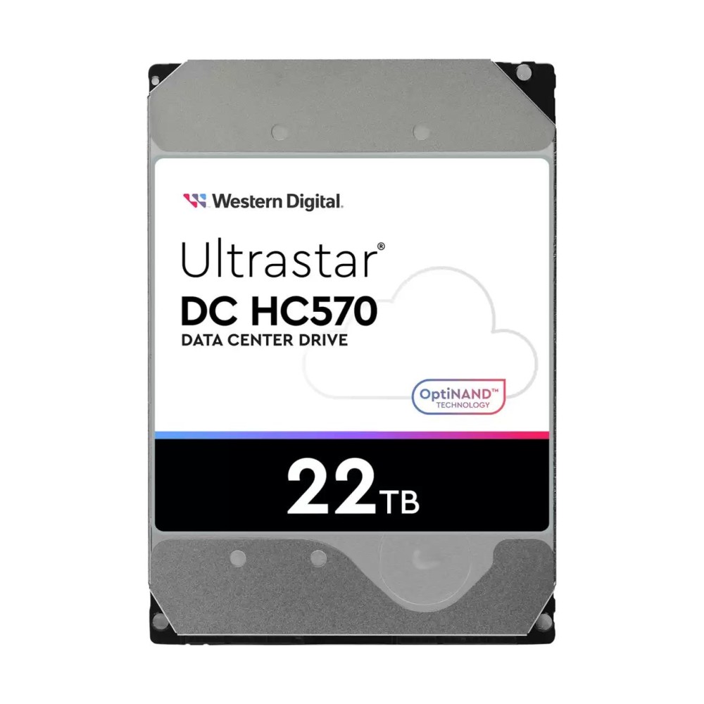 HDD|WESTERN DIGITAL ULTRASTAR|Ultrastar DC HC570|22TB|SAS|512 MB|7200 rpm|3,5