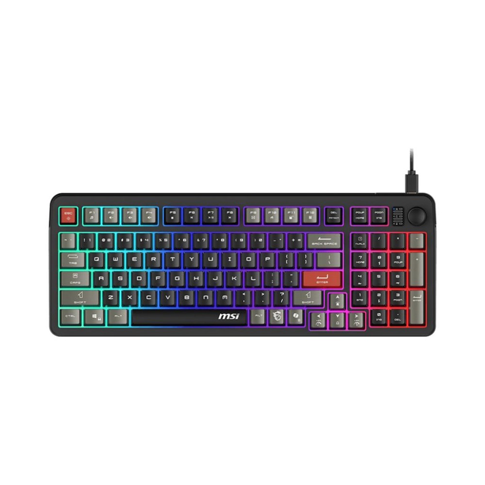 KEYBOARD GAMING BLACK US/FORGE GK110 US MSI