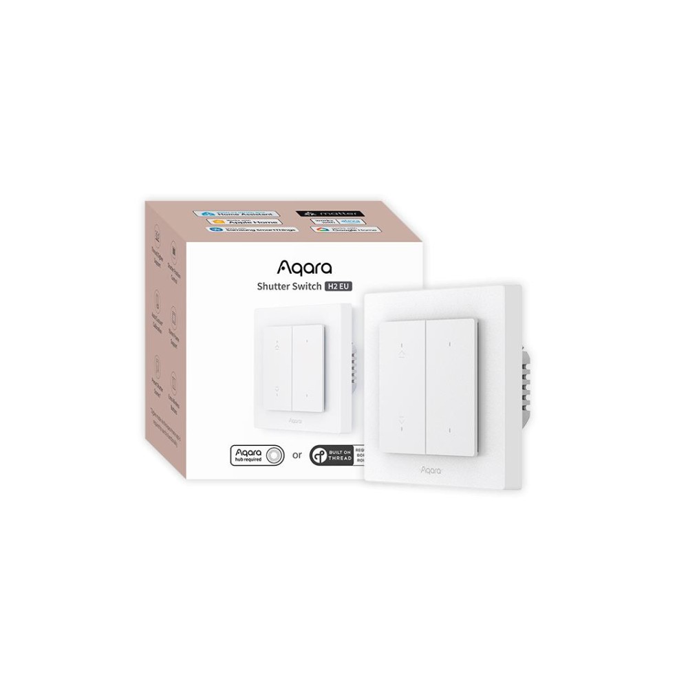 SMART HOME SHUTTER SWITCH H2/DS-K02D AQARA