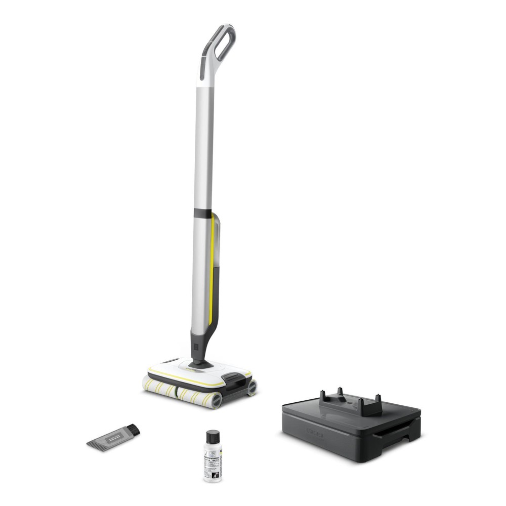 Vacuum Cleaner|KARCHER|Dry&wet|Electric broom|White/Black/Yellow|Bagless|Battery| 4.3 kg|1.055-701.0