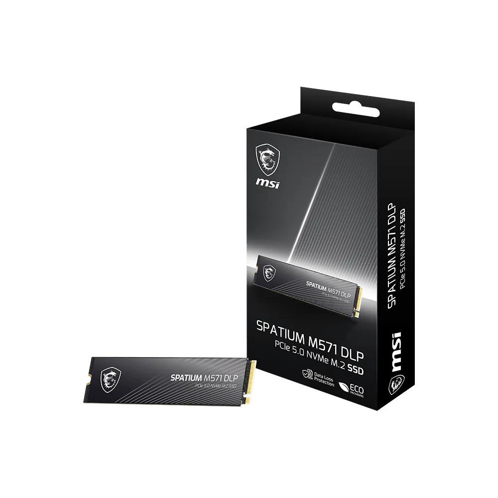 SSD|MSI|1400xTBW rating|MTBF 1500000 h|Read speed 14500 MB/s|Write speed 11000 MB/s|NVMe Yes|PCI Express 5.0|M.2|2000 GB|SPATIUM M571 DLP PCIe 5.0 NVMe M.2|S78-440Q1K0-P83