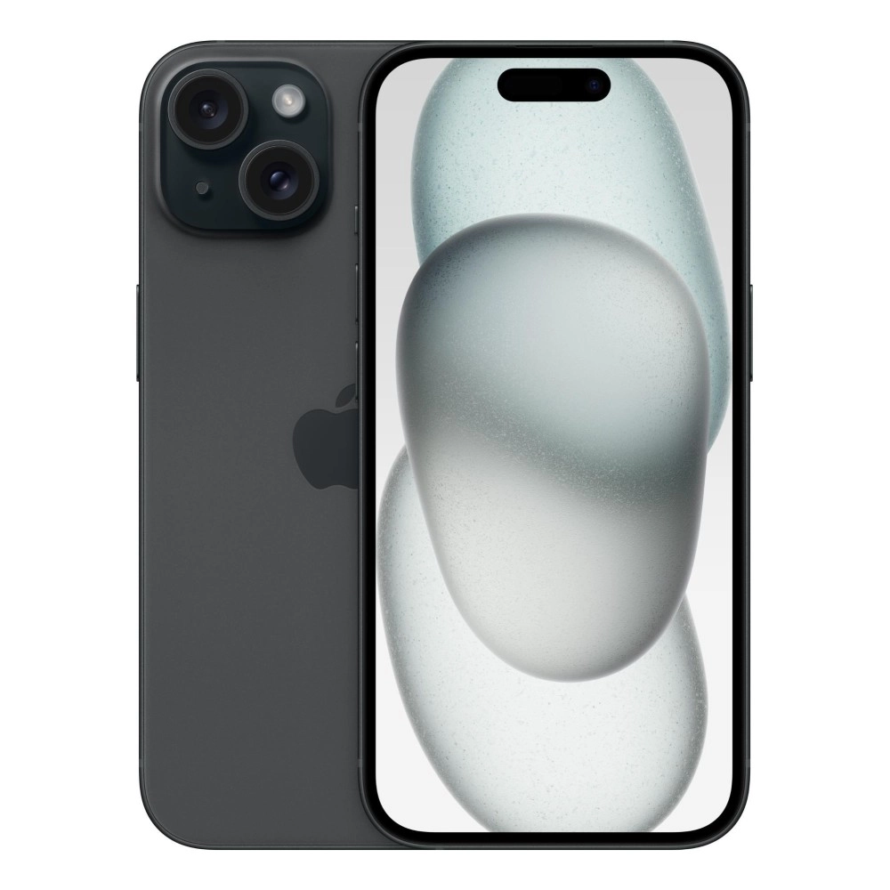 REFURB. PHONE IPHONE 15/128GB BLACK GRADE B RENEWED