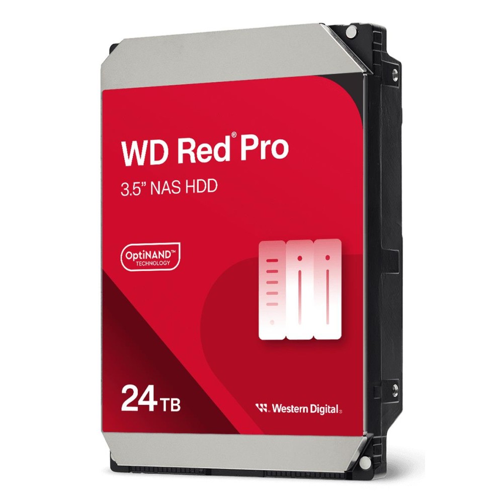 HDD|WESTERN DIGITAL|Red Pro| 24 TB|Serial ATA|7200 RPM|3.5 