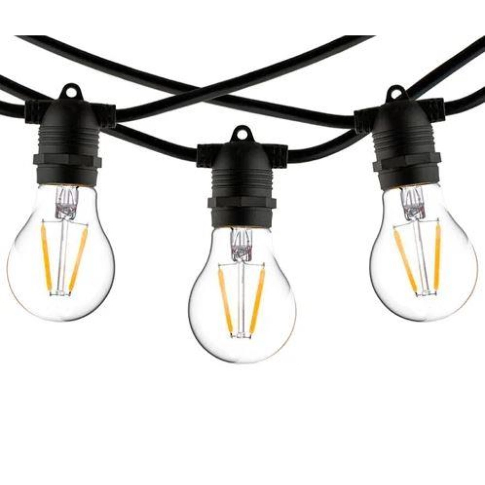 LAMP LED GARLAND GARDEN STRING/E27 10M VS-628 VISIONAL