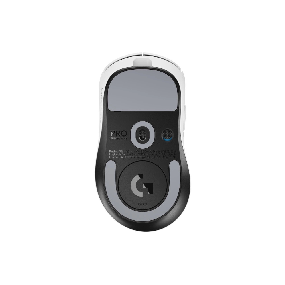 MOUSE USB WRL PRO X SUPERLIGHT/2DEX WHITE 910-007365 LOGITECH