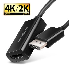 I/O ADAPTER DP TO HDMI/0.15M RVD-HI20N AXAGON
