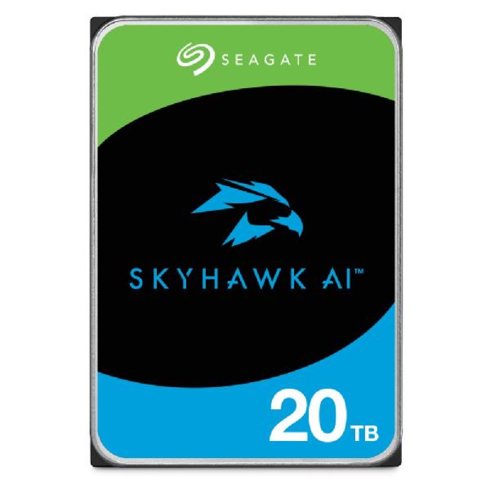 HDD|SEAGATE|SkyHawk AI| 20 TB|Serial ATA III|Buffer 512 MB|7200 RPM|3.5 