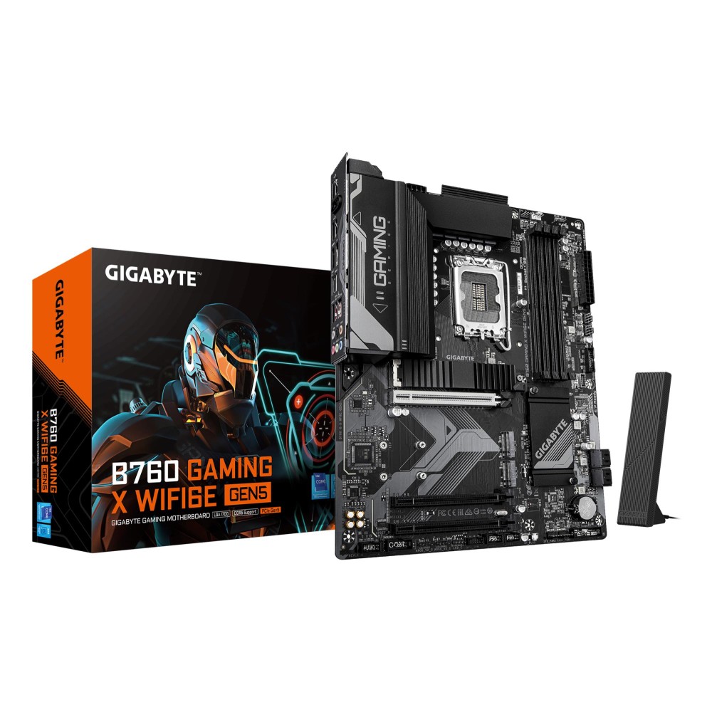 Mainboard|GIGABYTE|Intel B760 Express|LGA1700|ATX|Memory DDR5|B760GXWF6EGEN5