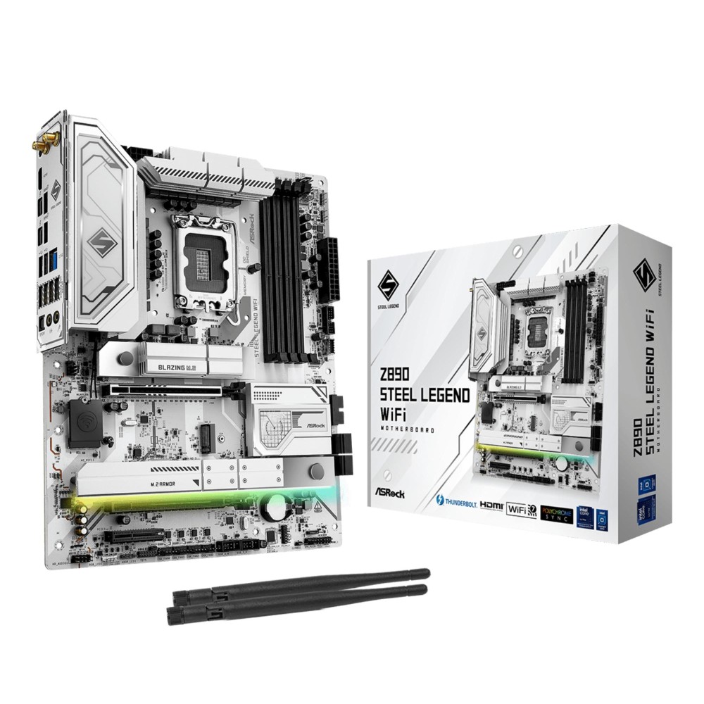 Mainboard|ASROCK|Intel Z890|LGA1851|ATX|Memory DDR5|Memory slots 4|Z890STEELLEGENDWIFI