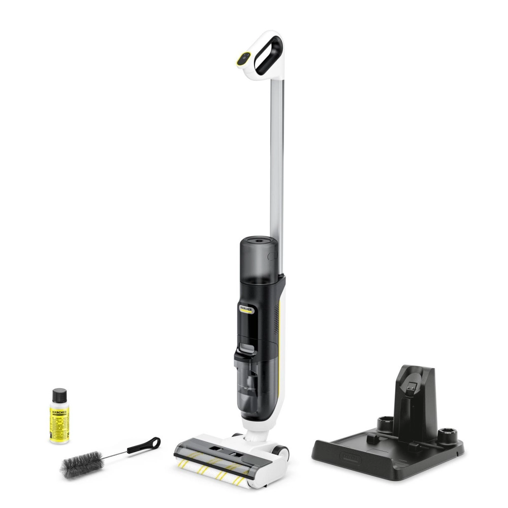 Vacuum Cleaner|KARCHER|Three-in-one floor cleaner FCV 3|Dry&wet|2-in-1 stick vacuum|White|Bagless|Battery|1.056-122.0
