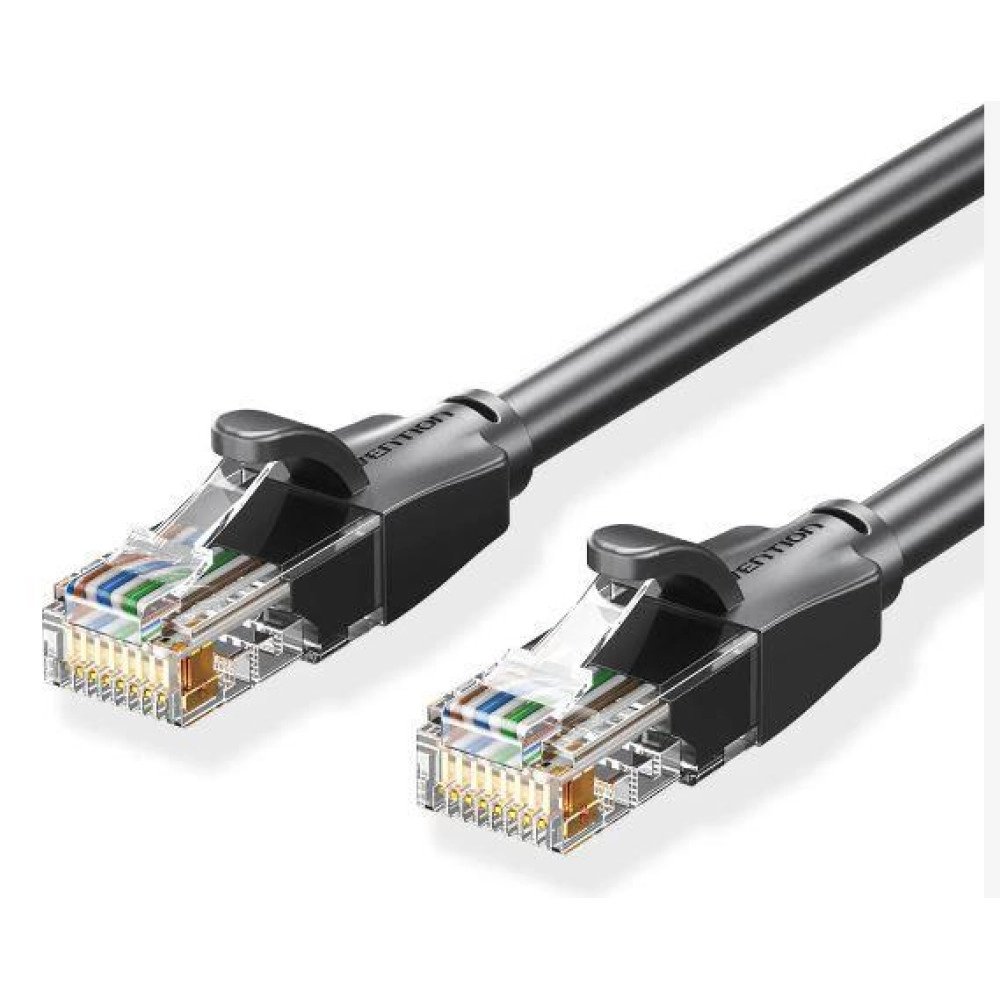 PATCH CABLE CAT.6 UTP/3M BLACK IBEBI VENTION