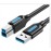 CABLE USB3.0 MALE TO MALE/3M BLACK COOBI VENTION