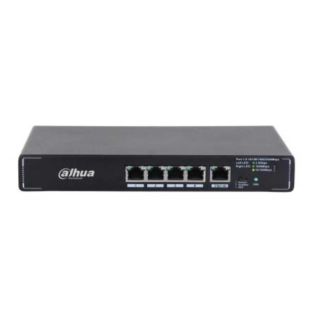 Switch|DAHUA|DH-SMG1005|Switch type Unmanaged|5x2.5G Ethernet (copper) ports quantity|SMG1005