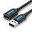 CABLE USB2.0 MALE TO FEMALE/1M BLACK CBIBF VENTION