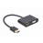 I/O ADAPTER HDMI TO HDMI/VGA/A-HDMIM-HDMIFVGAF-01 GEMBIRD