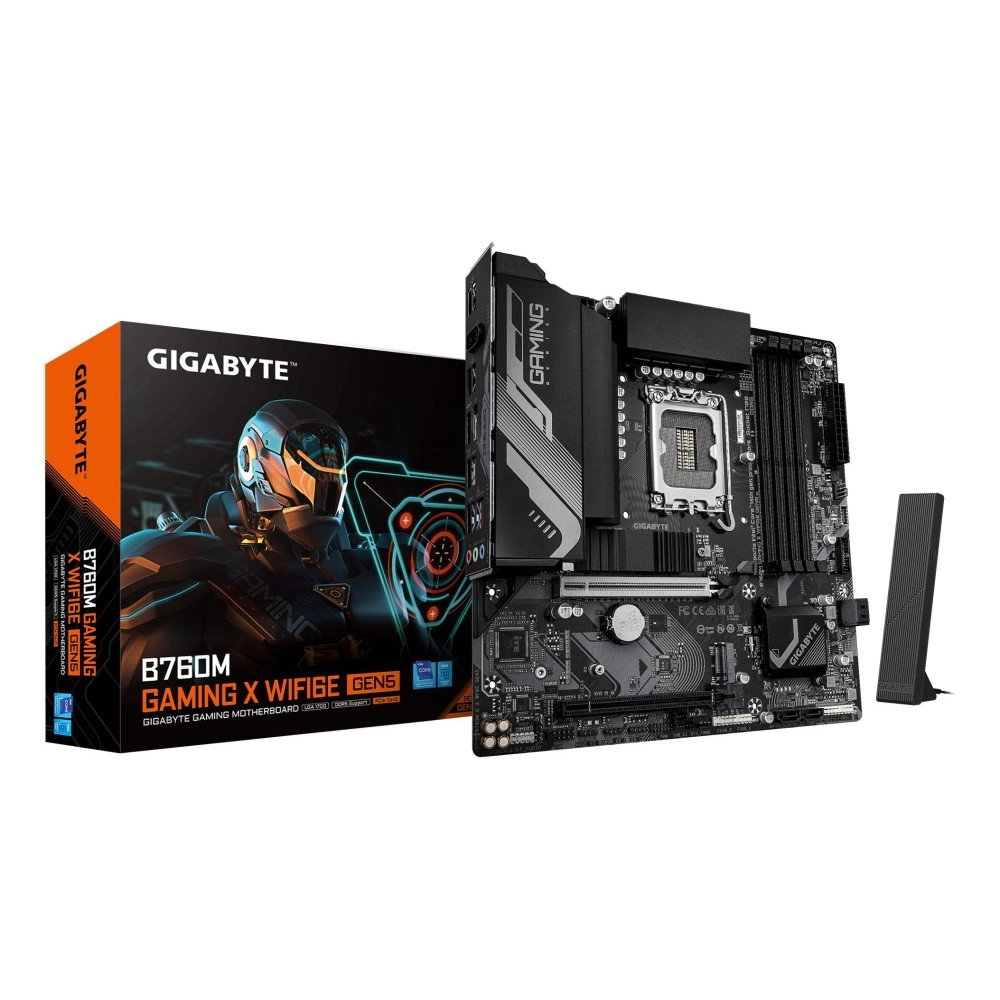 Mainboard|GIGABYTE|Intel B760 Express|LGA1700|Micro-ATX|Memory DDR5|Memory slots 4|B760MGXWF6EGEN5