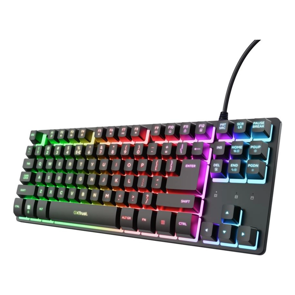 KEYBOARD USB GXT833 THADO TKL/ENG BLACK 25886 TRUST