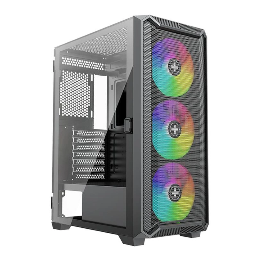 Case|XILENCE|ATX/micro ATX/Mini-ITX|Black|Midi Tower|PC|XG161