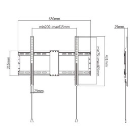 TV SET ACC WALL MOUNT 37-80