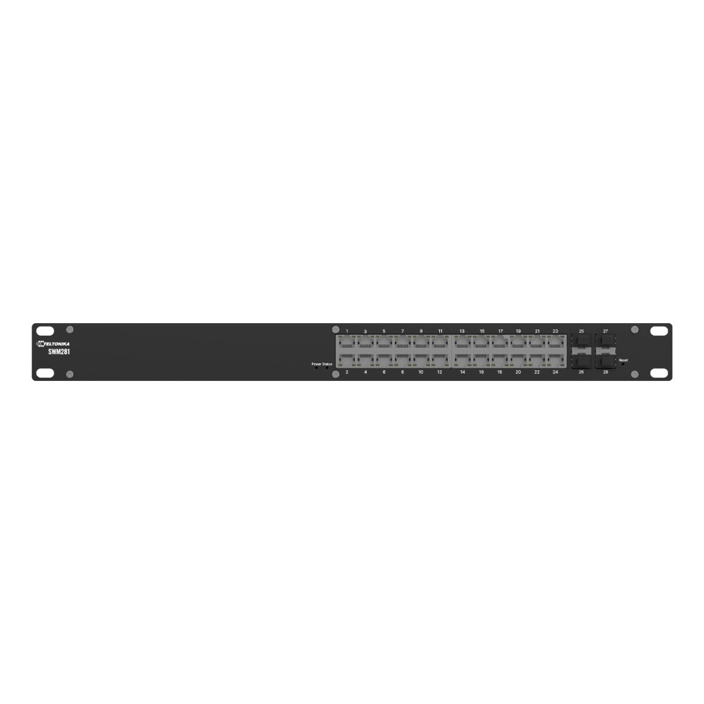 Switch|TELTONIKA|SWM281000200|Switch type Managed|Switch layer L2|24xRJ-45 ports|SWM281