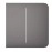 SMART SIDEBUTTON 2GANG/GREY 46023 AJAX