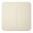 SMART SOLOBUTTON 2GANG/IVORY 46018 AJAX