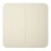 SMART SOLOBUTTON 2GANG/IVORY 46018 AJAX