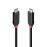 CABLE USB4 240W TYPE C 0.5M/BLACK LINE 37000 LINDY
