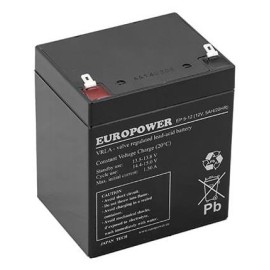 BATTERY 12V 5AH VRLA/EP5-12T2 EUROPOWER EMU