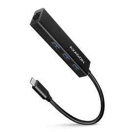 I/O HUB USB-C 4PORT GLAN/0.2M HMC-GL3A AXAGON