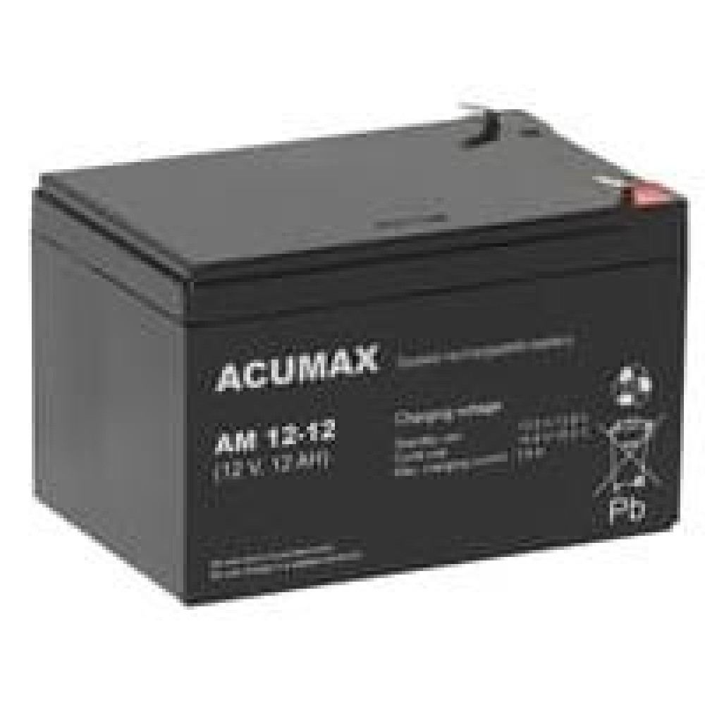 BATTERY 12V 12AH VRLA/AM12-12 ACUMAX EMU