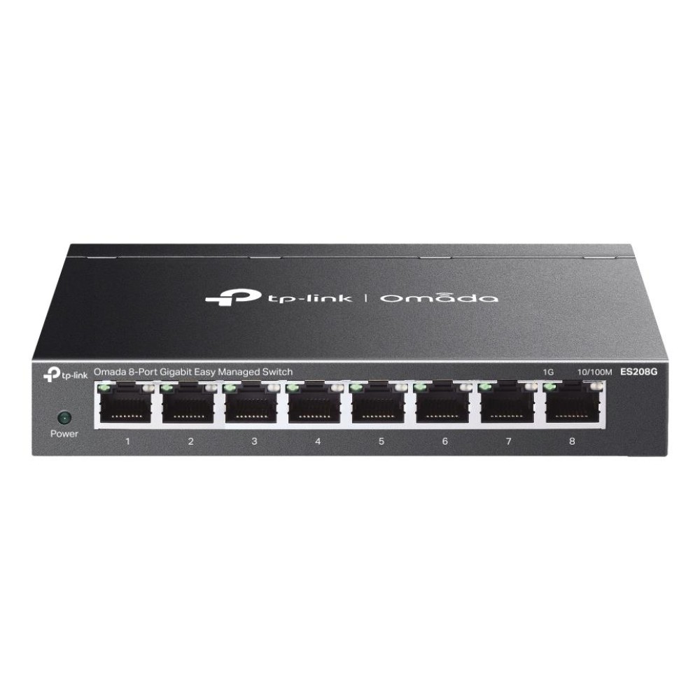 Switch|TP-LINK|Omada|ES208G|Type L2|ES208G