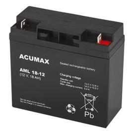 BATTERY 12V 18AH VRLA/AM18-12 ACUMAX EMU