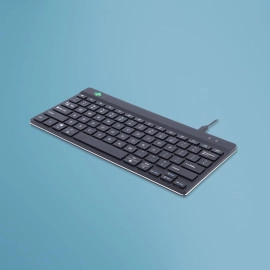 KEYBOARD COMPACT BREAK ENG/BLACK RGOCOUSWDBL R-GO TOOLS