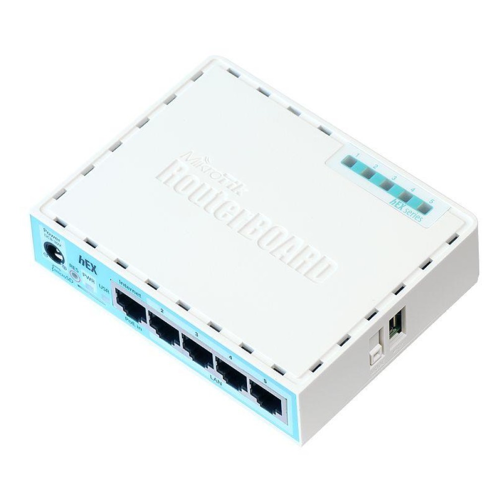 NET ROUTER 10/100/1000M 5PORT/HEX RB750GR3 MIKROTIK