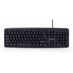 KEYBOARD STANDART USB ENG/BLACK KB-U-103 GEMBIRD