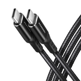 CABLE USB-C TO USB-C 1M 60W/HQ BLACK BUCM-CM10AB AXAGON