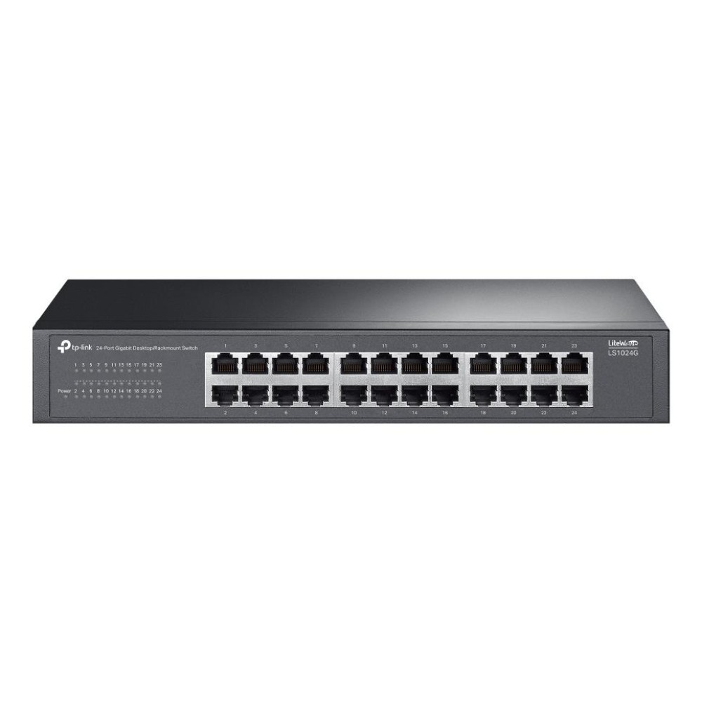 Switch|TP-LINK|Switch type Unmanaged|24xRJ-45 ports|RJ-45 Ports Type Gigabit Ethernet (10/100/1000)|LS1024G