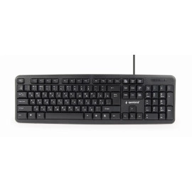 KEYBOARD STANDART USB RUS/BLACK KB-U-103-RU GEMBIRD