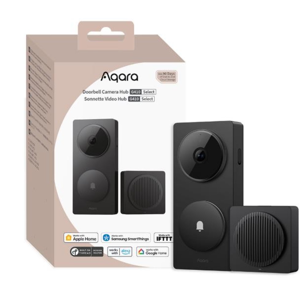 SMART HOME G410 DOORBELL CAM/HUB BLACK CH-C09D-B AQARA