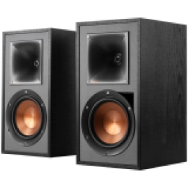 Klipsch Reference R-51PM Powered Bookshelf Speakers, Black, Pair