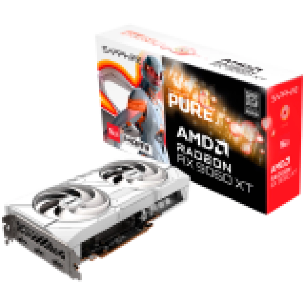 Graphics Card|SAPPHIRE|AMD Radeon RX 9060 XT|16 GB|GDDR6|128 bit|Dual Slot Fansink|11350-02-20G